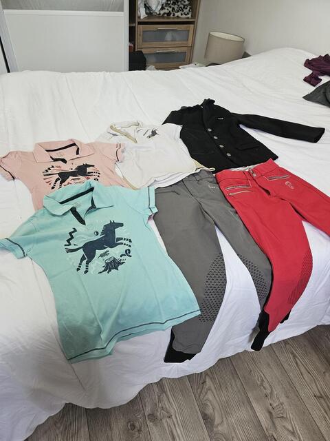 Pantalon et tee shirt enfant et blouson