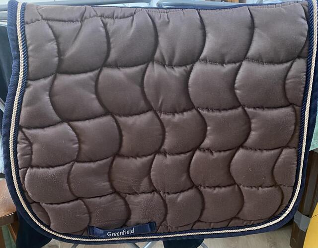 Tapis de selle greenfield marron