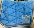 Tapis Scapa sport bleu/or taille cheval