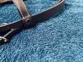 Bridon + rênes HFI master cuir havane poney
