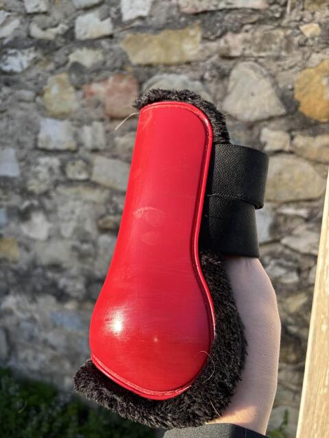 guêtre Norton moumoute rouge