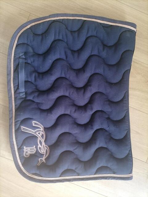 Tapis marine/rose gold