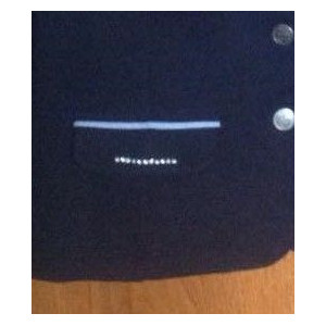 Veste concours Navy Strass