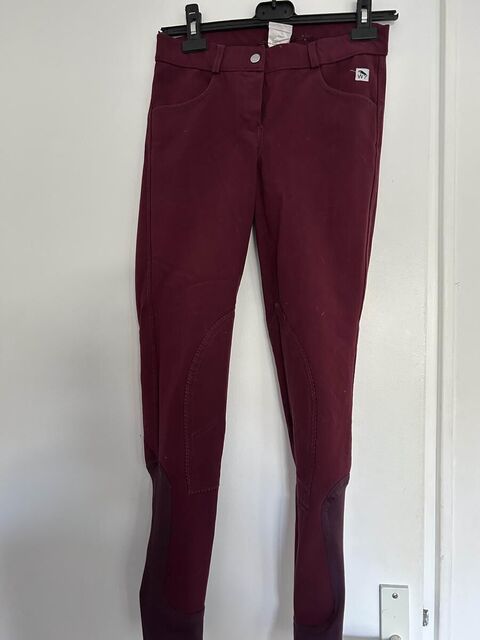 pantalon bordeaux john whitaker