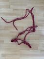 Licol en corde rose