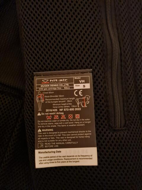 Hit Air - Gilet airbag Airflex noir S / Noir