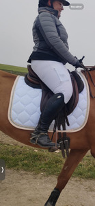 tapis dressage blanc