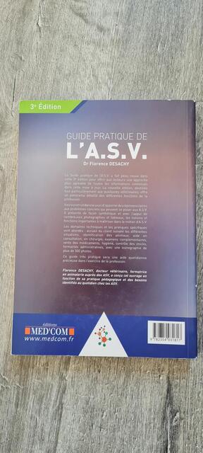 Livre guide pratique de l'ASV