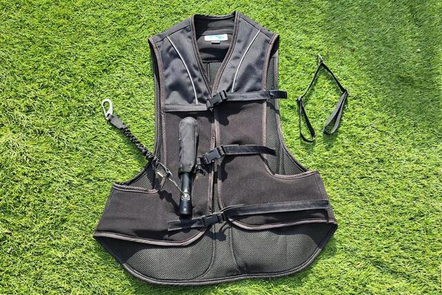Gilet air bag equithème taille 14 ans