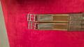 Sangle bavette HFI cuir marron 95 cm