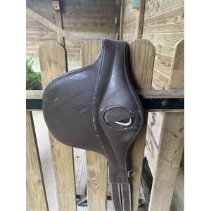 sangle bavette cuir marron Time rider