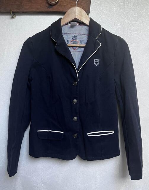 veste de concours bleue marine