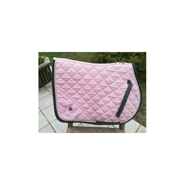 Tapis de selle HV Polo rose pale