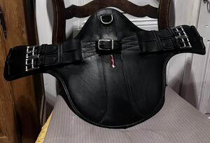 sangle bavette équipe noire 55cm