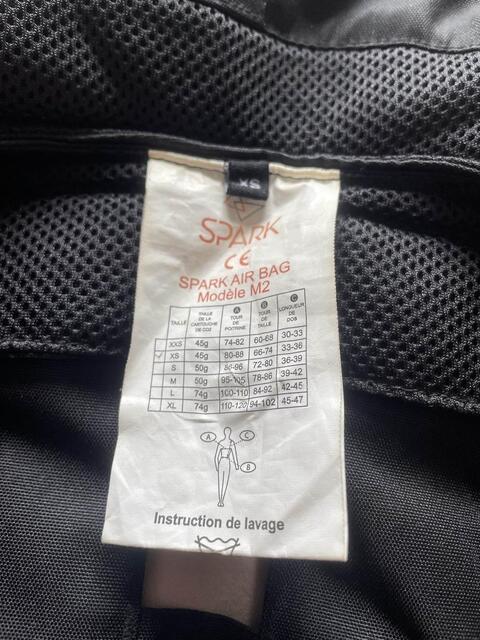 air-bag Spark taille xs