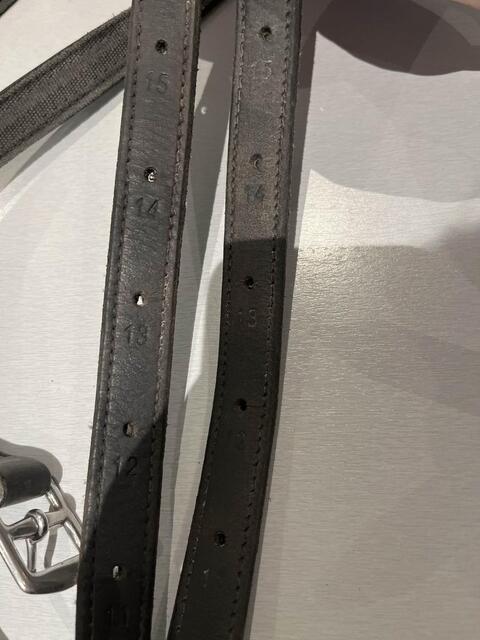 Étrivières en cuir