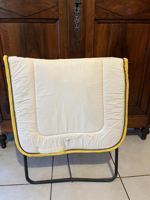 tapis dressage beige/blanc cassé Création Ttel
