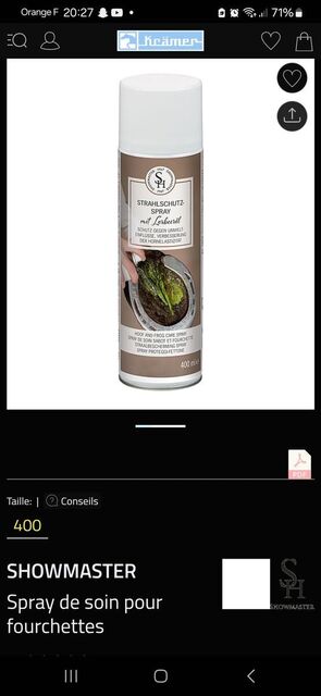 Spray soin fourchettes