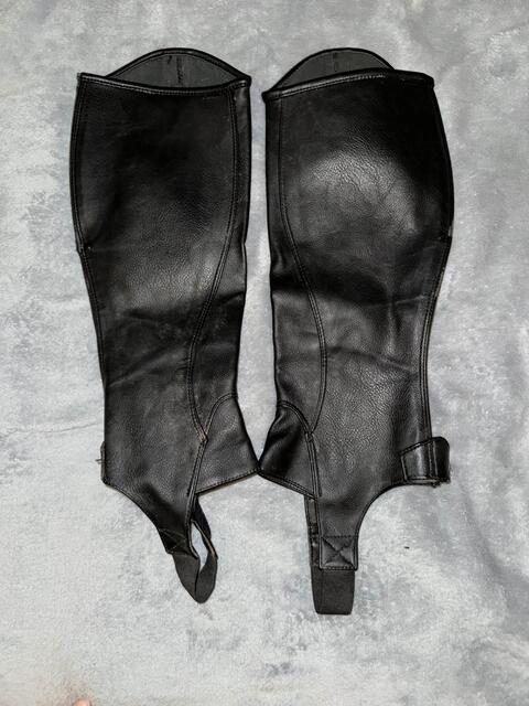 Mini chaps Norton noir