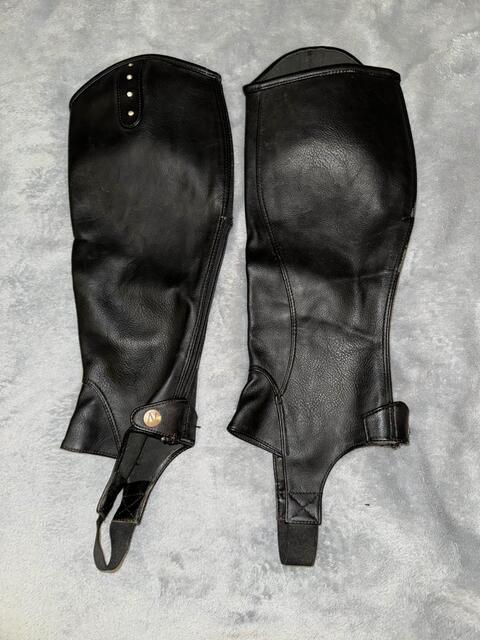 Mini chaps Norton noir