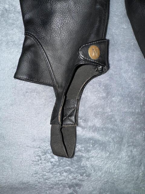 Mini chaps Norton noir