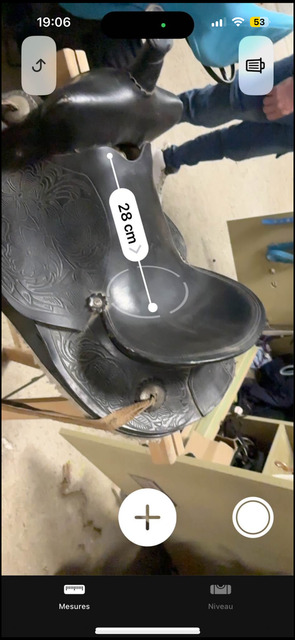 Magnifique selle western noir