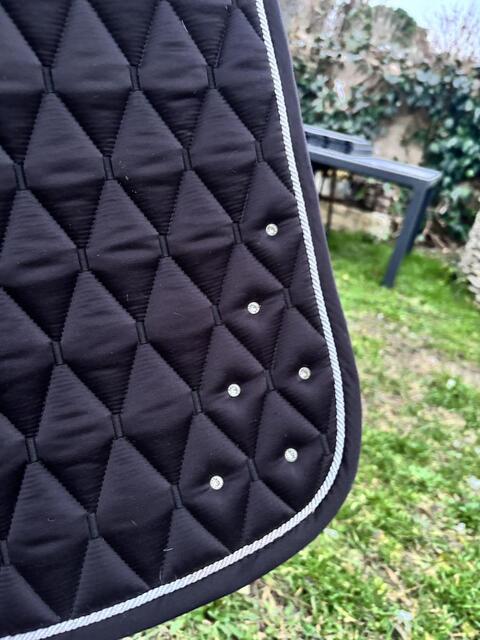 Tapis, noir, paillettes fouganza