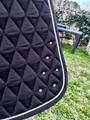 Tapis, noir, paillettes fouganza