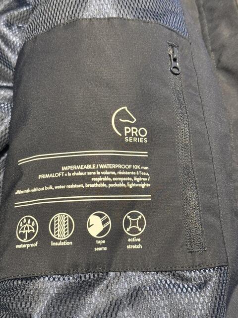 Blouson chaud Equitheme pro série