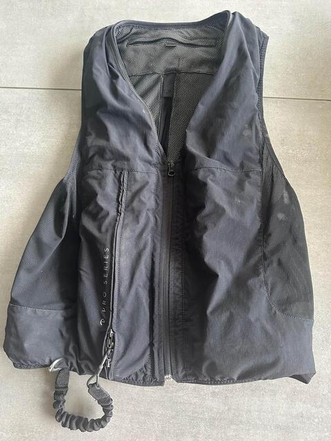 air bag gilet equitheme helite pro séries taille l