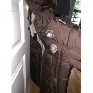 Blouson imperméable marron