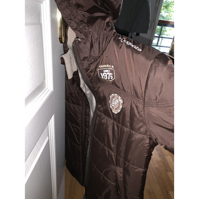 Blouson imperméable marron