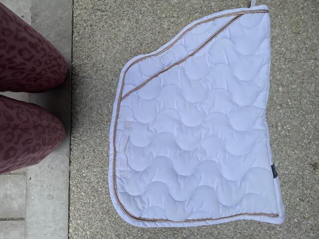 tapis paddock sport rose gold blanc