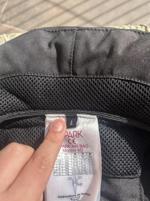 Airbag equitation spark
