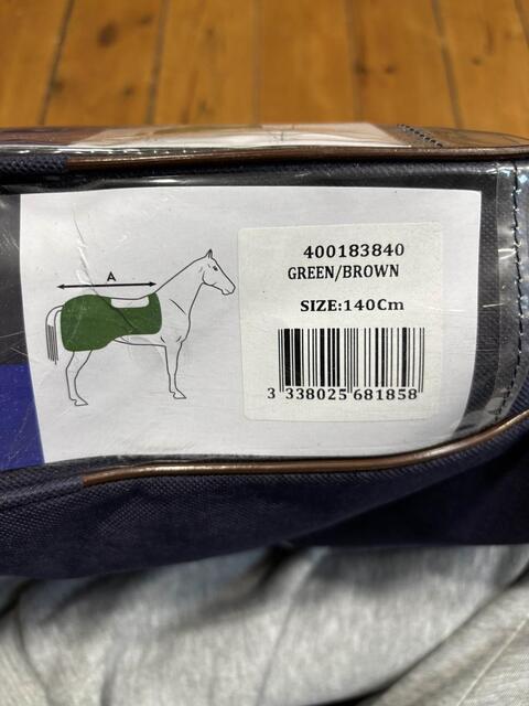 couvre reins polaire equithème 140cm