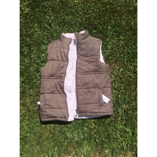 Blouson sans manches revresible 16ans Fouganza