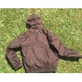Blouson Fouganza marron et ciel, 12/14 ans