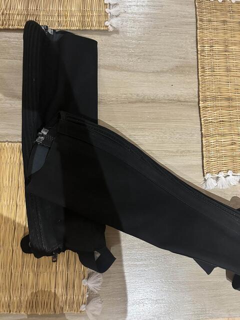 chaps pailletés noir