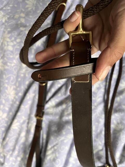 Gogue en cuir Éric Thomas taille full