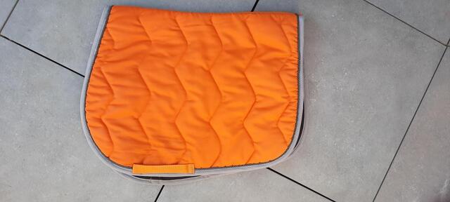 Tapis équithème mixte orange
