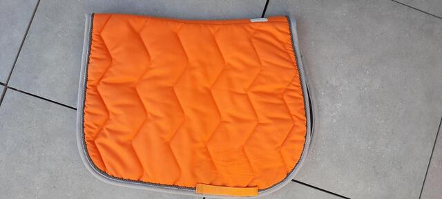 Tapis équithème mixte orange