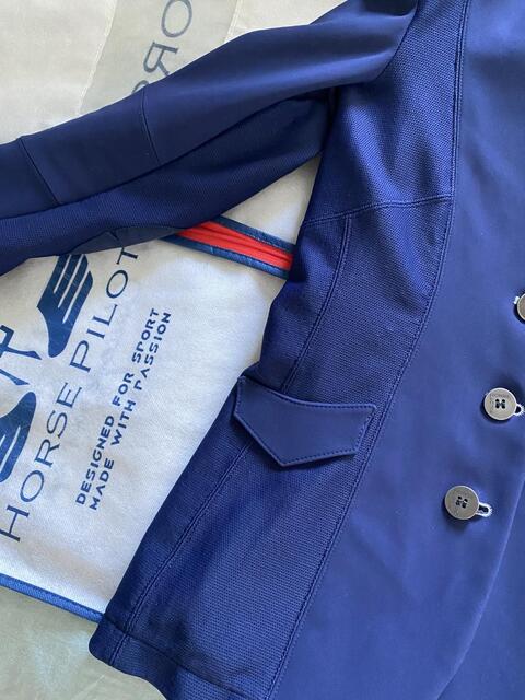 Veste de concours Horse Pilot bleu marine