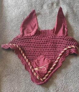 Bonnet bordeaux taille poney