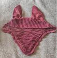 Bonnet bordeaux taille poney