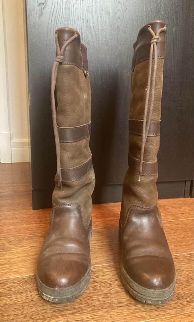 bottes hautes en cuir Dubarry