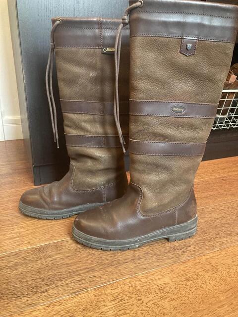 bottes hautes en cuir Dubarry