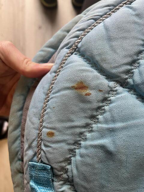 tapis bleu