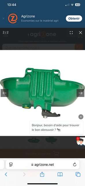abreuvoir double niveau constant LAC 55