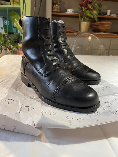 Boots Equithème taille 39 modèle ORIGIN LACETS/ZIPS