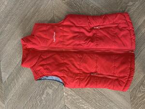 doudoune rouge sans manches